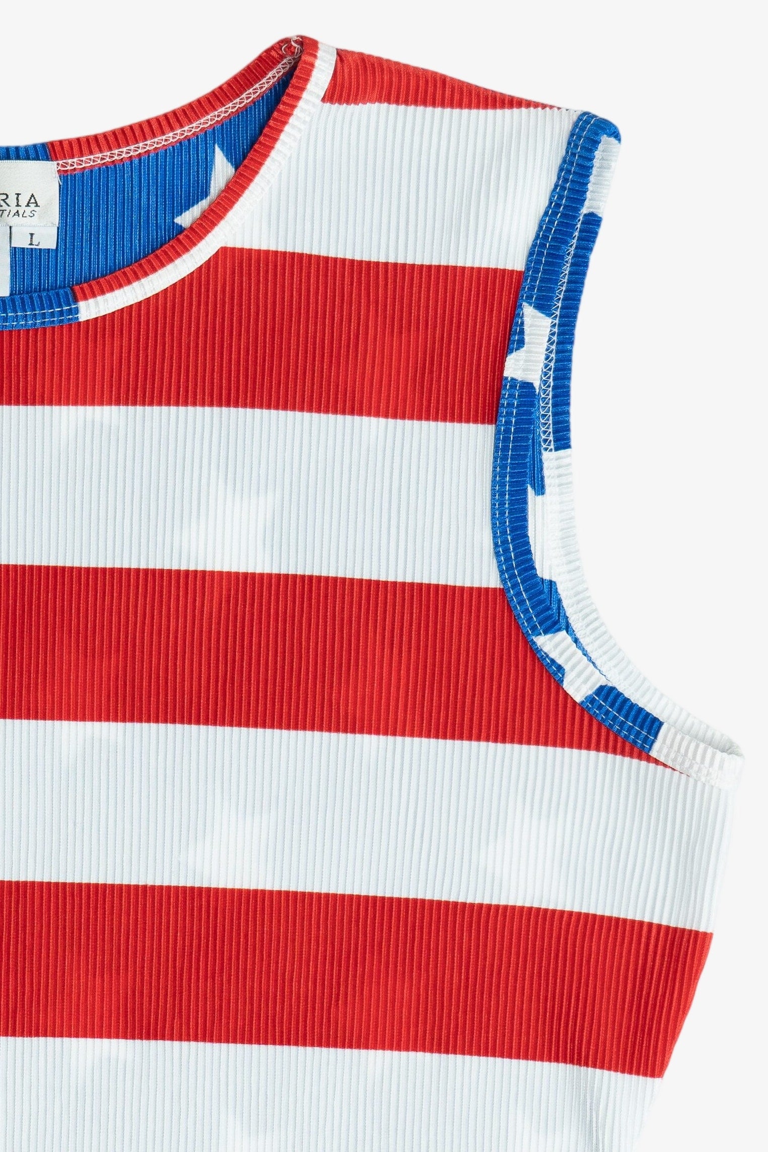 Vintage Victoria Essentials Americana USA Flag Tank Top (1990s)