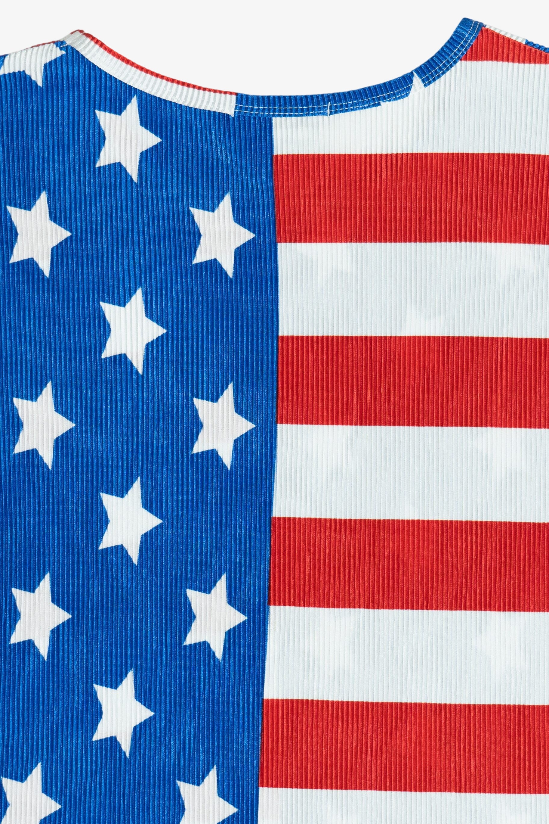 Vintage Victoria Essentials Americana USA Flag Tank Top (1990s)
