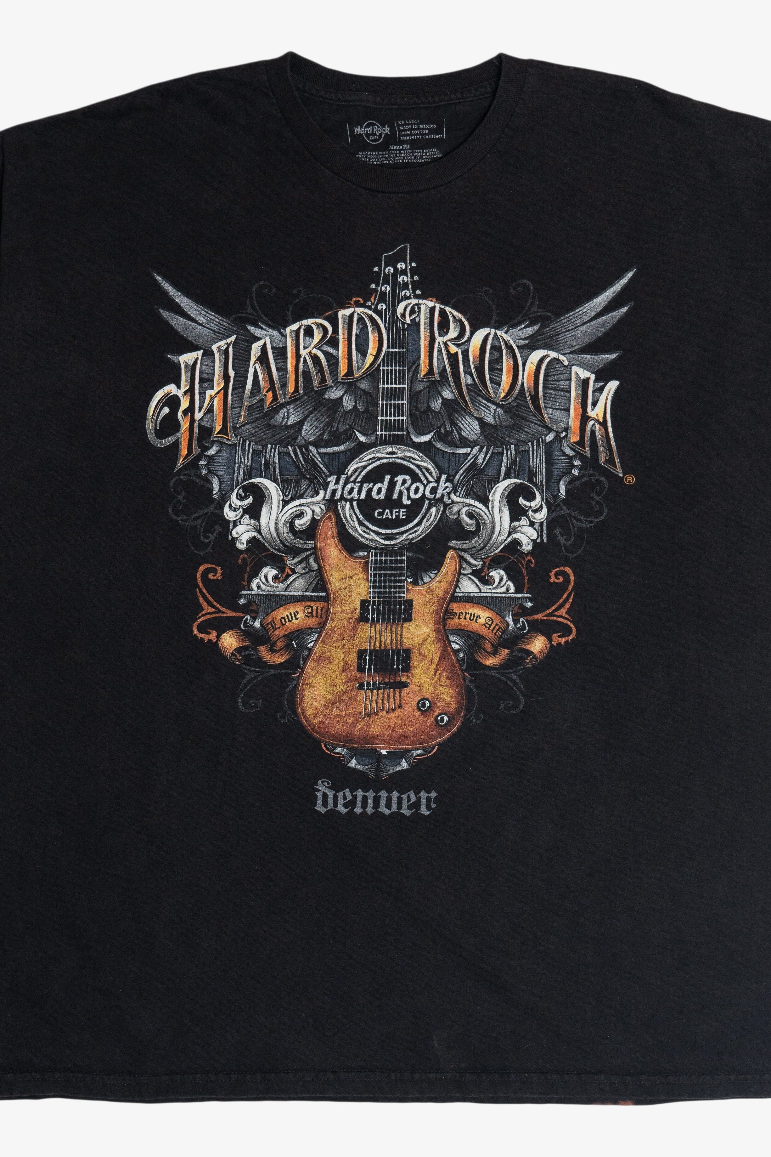 Hard Rock Cafe Denver Guitar T-Shirt (2010s)