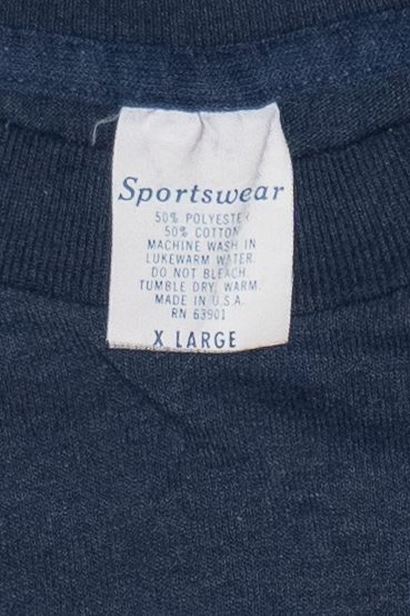 Vintage "Washington D.C." Rainbow Stripe City Skyline T-Shirt (1980s)