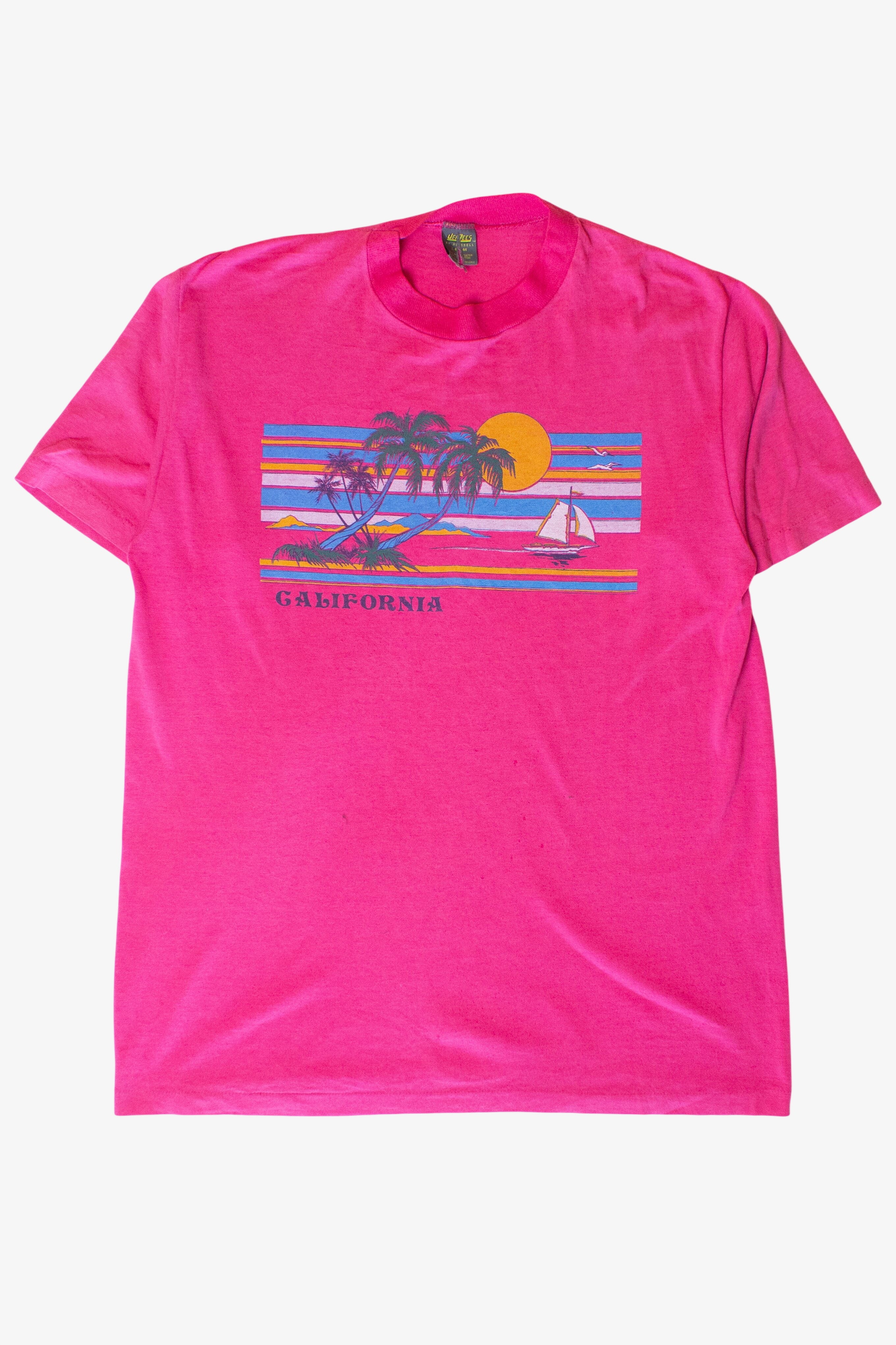 Vintage Hot Pink California T-Shirt (1980s)
