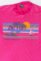 Vintage Hot Pink California T-Shirt (1980s)
