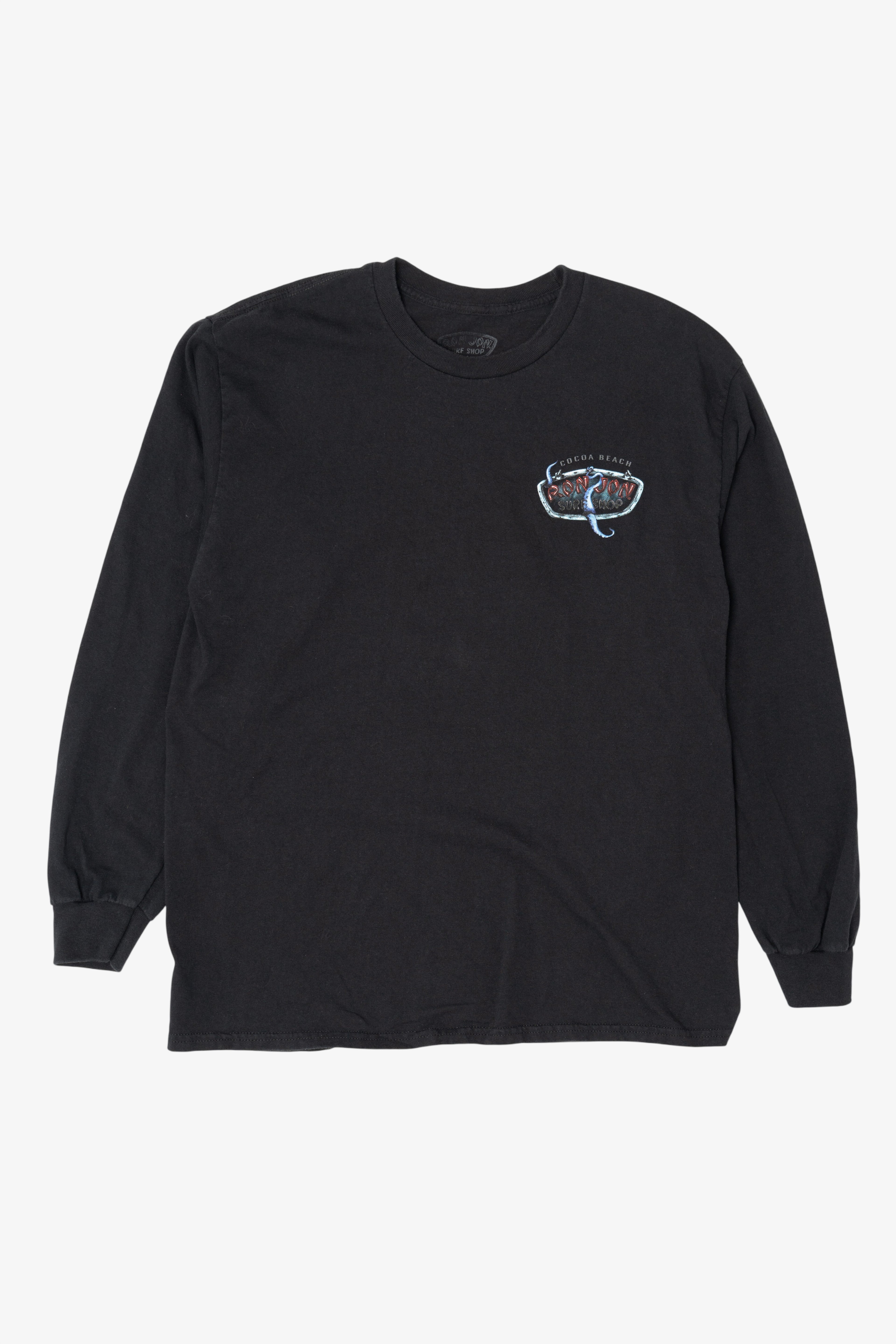 Black Ron Jon Surf Shop Long Sleeve T-Shirt (2010s)