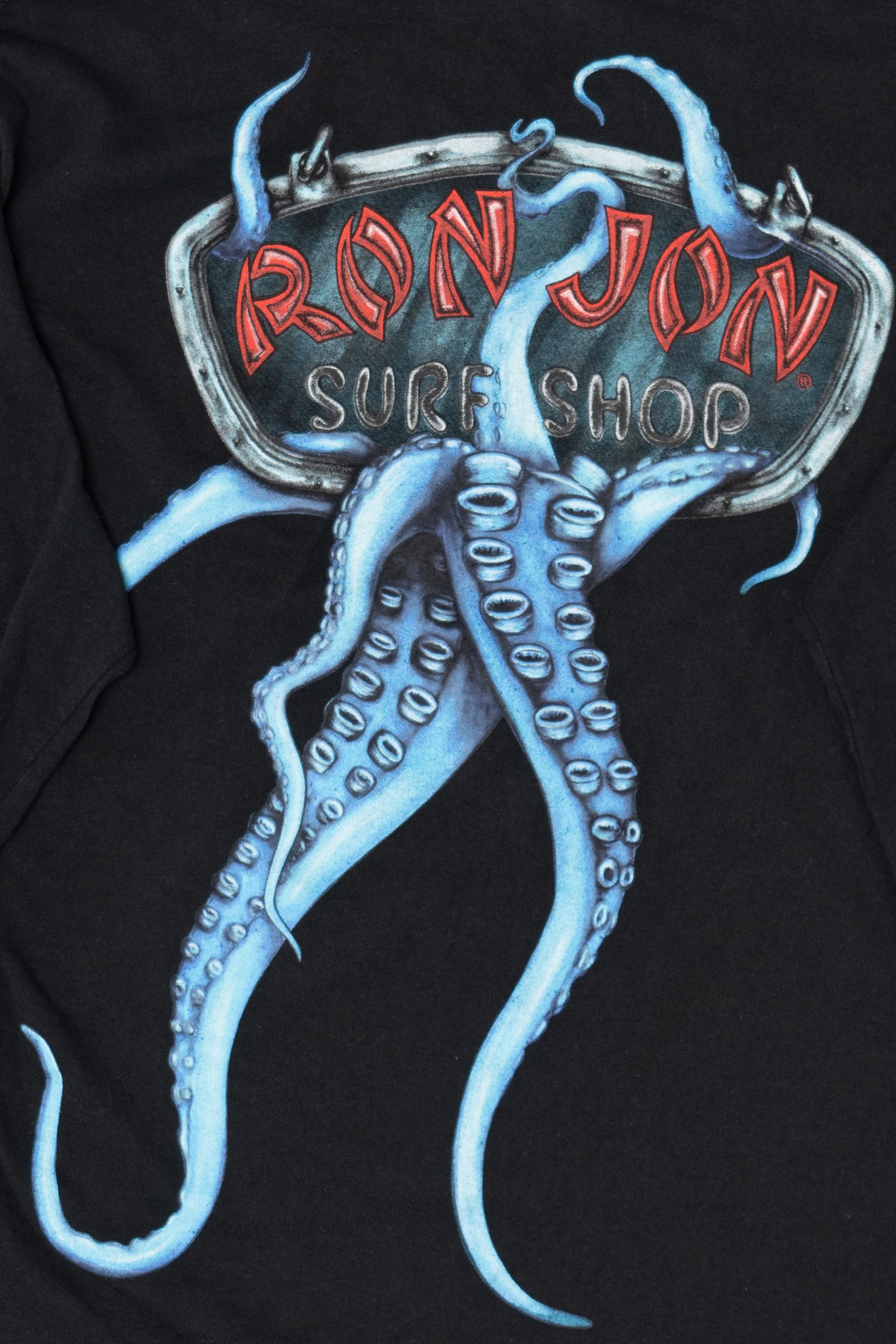Black Ron Jon Surf Shop Long Sleeve T-Shirt (2010s)