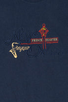 Navy Blue New Orleans French Quarter T-Shirt (2010s)