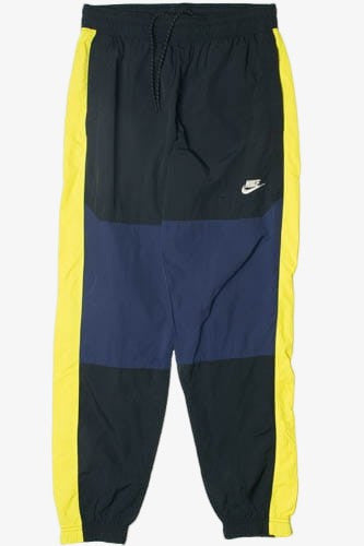 Nike Black Navy And Yellow Track Pants 1173