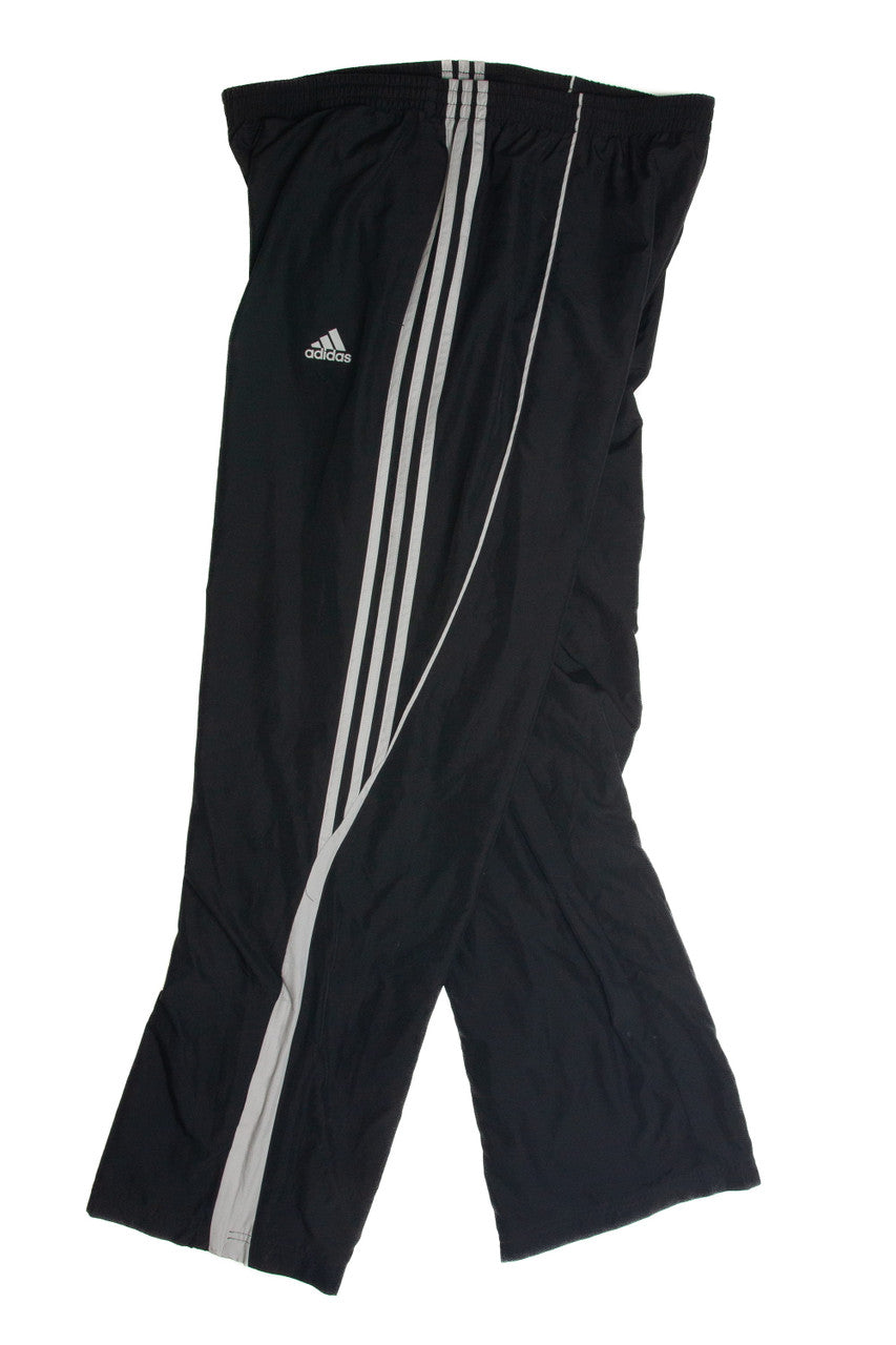 Vintage Adidas Black/Gray Track Pants 1198