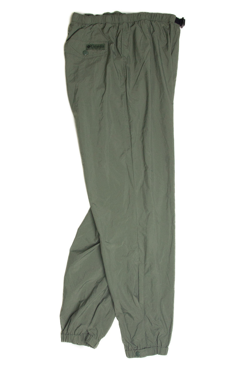 Vintage Olive Columbia Track Pants