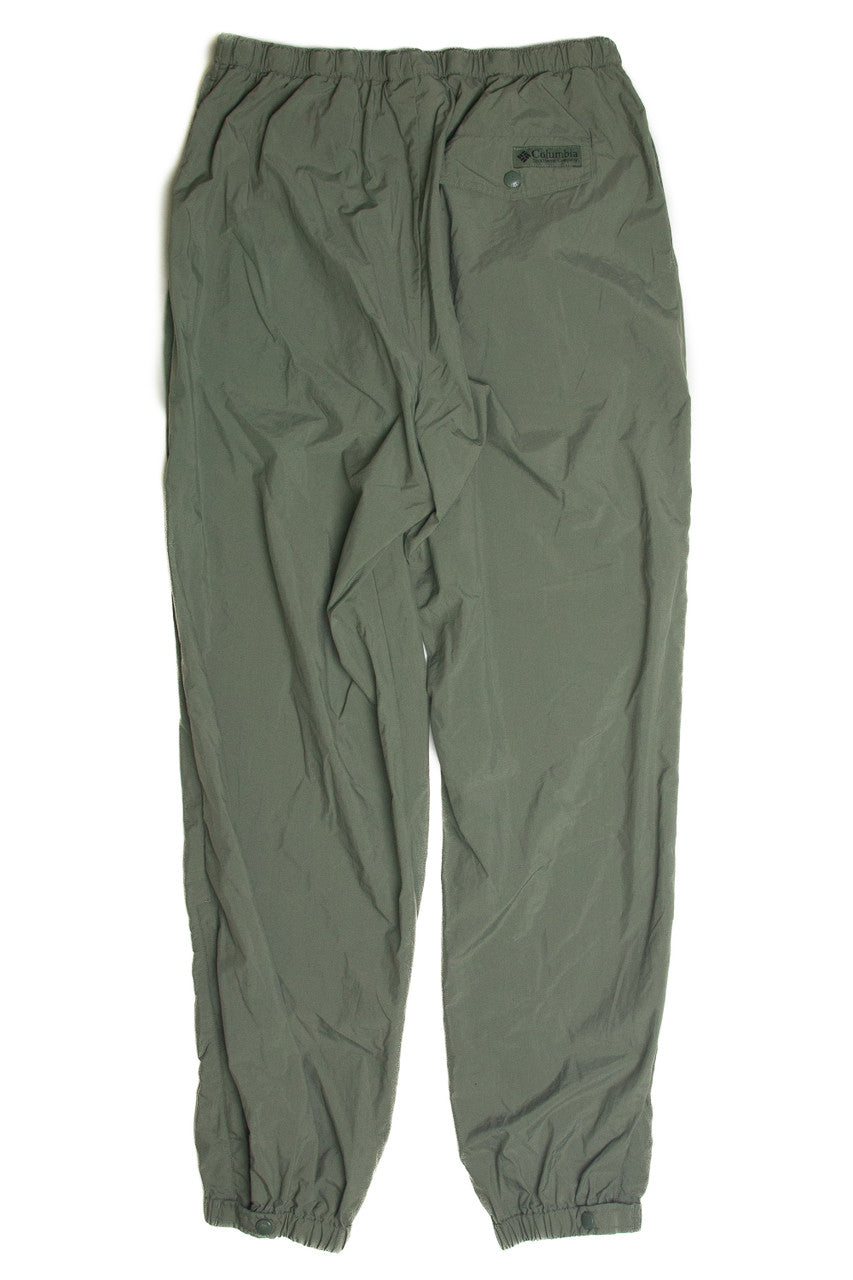 Vintage Olive Columbia Track Pants