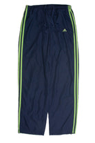 Vintage Navy and Green Adidas Track Pants 