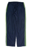 Vintage Navy and Green Adidas Track Pants 