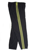 Vintage Black and Green Adidas Track Pants