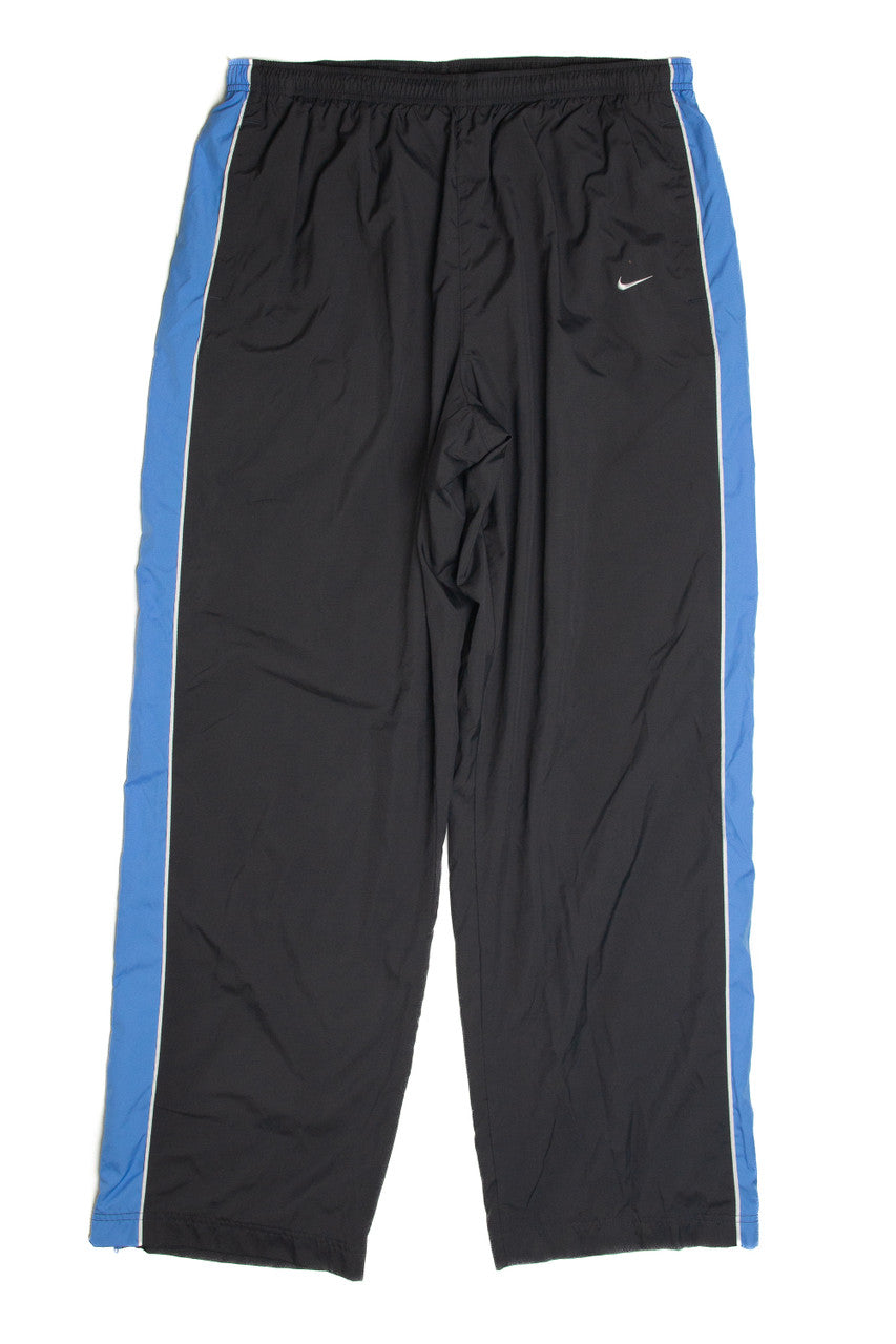 Vintage Gray and Blue Nike Track Pants