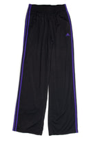Vintage Black and Purple Adidas Track Pants 1241