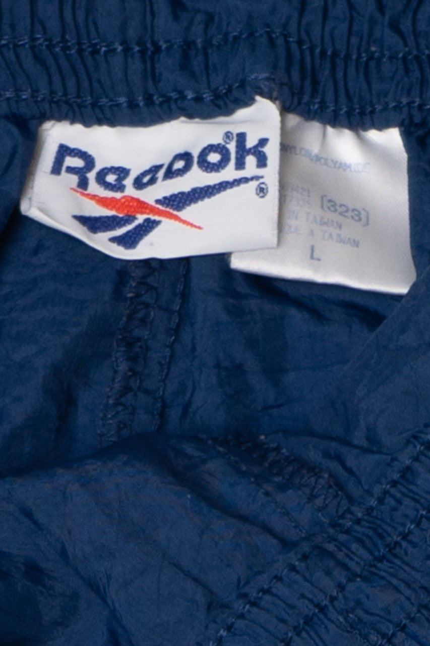 Vintage Unlined Nylon Ankle Zip Reebok Track Pants
