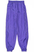Vintage Light Purple Nylon Ankle Zip Track Pants