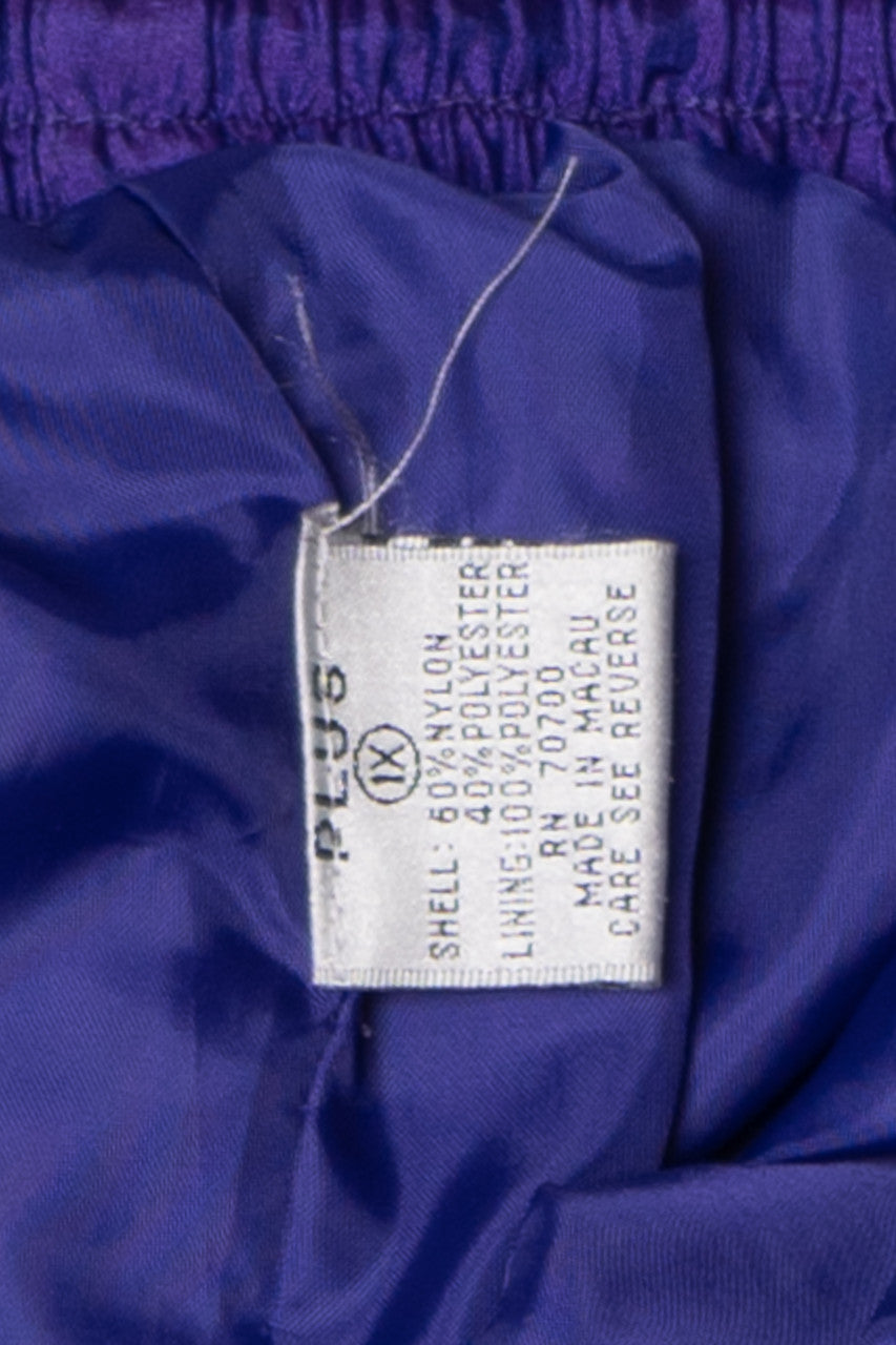 Vintage Unlined Nylon Ankle Zip Track Pants