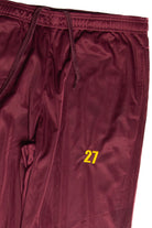 Recycled Maroon No. 27 Track Pants