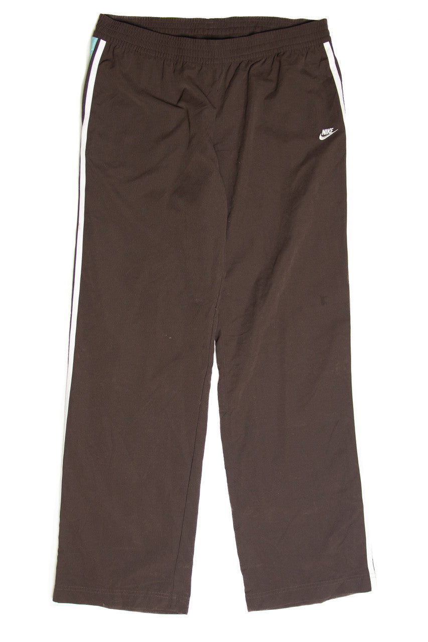 nike track pants brown