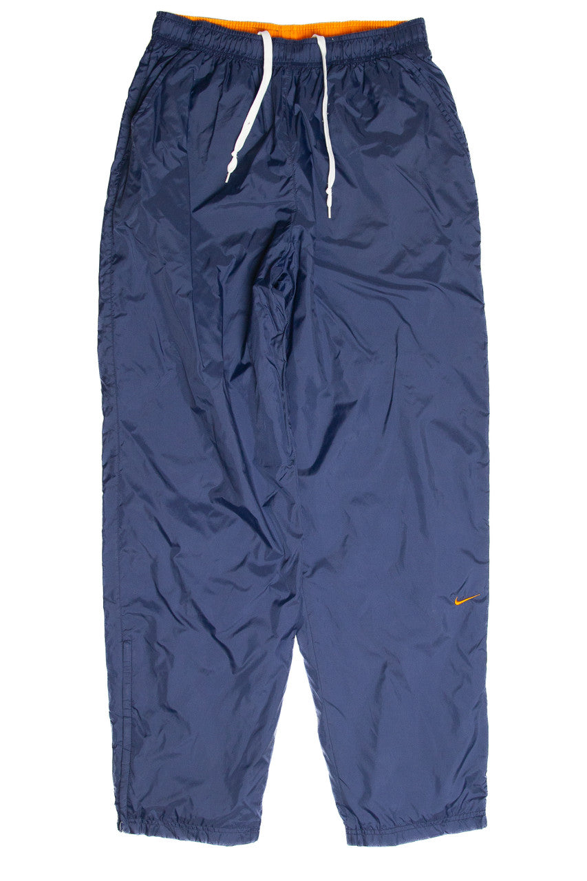 Vintage Nike Navy And Orange Track Pants