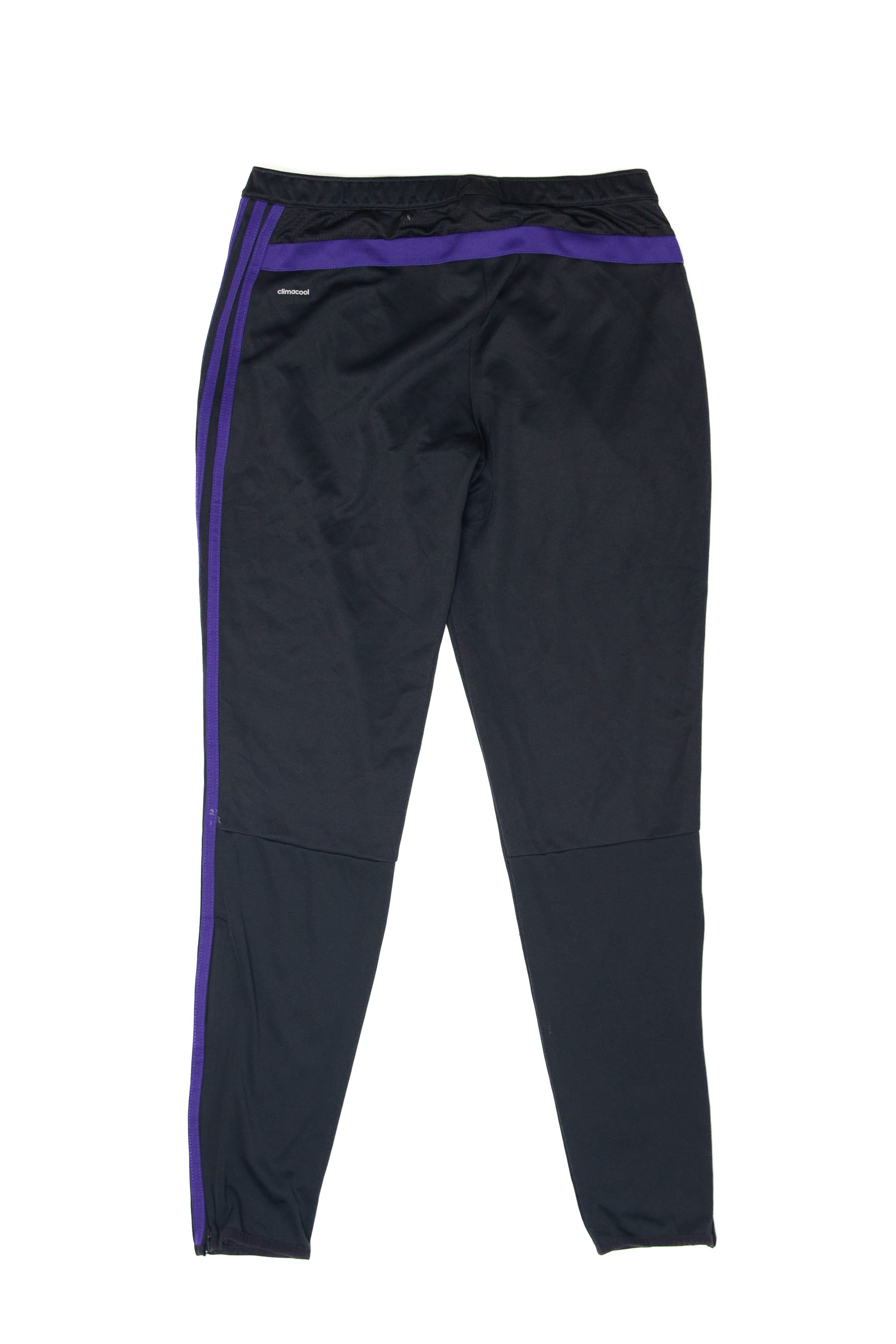 Recycled Adidas Purple Striped Track Pants (2010's)