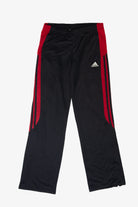 Recycled Adidas Black And Red Track Pants (2010s)
