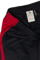 Recycled Adidas Black And Red Track Pants (2010s)