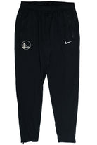 Black Nike Dri-FIT track pants with San Francisco bridge embroidery and white Nike swoosh logo on front pockets