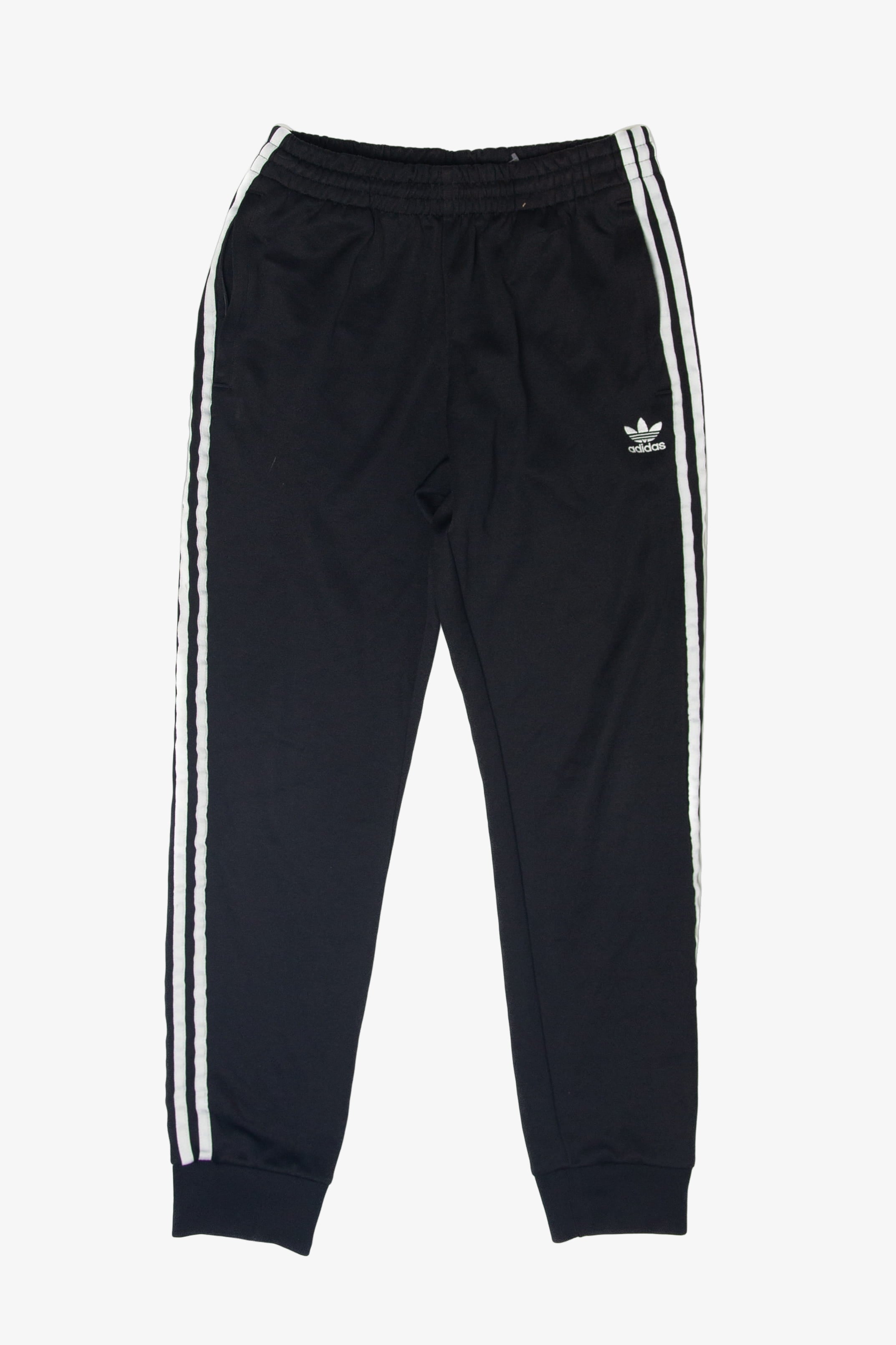 Recycled Black Adidas Track Pants
