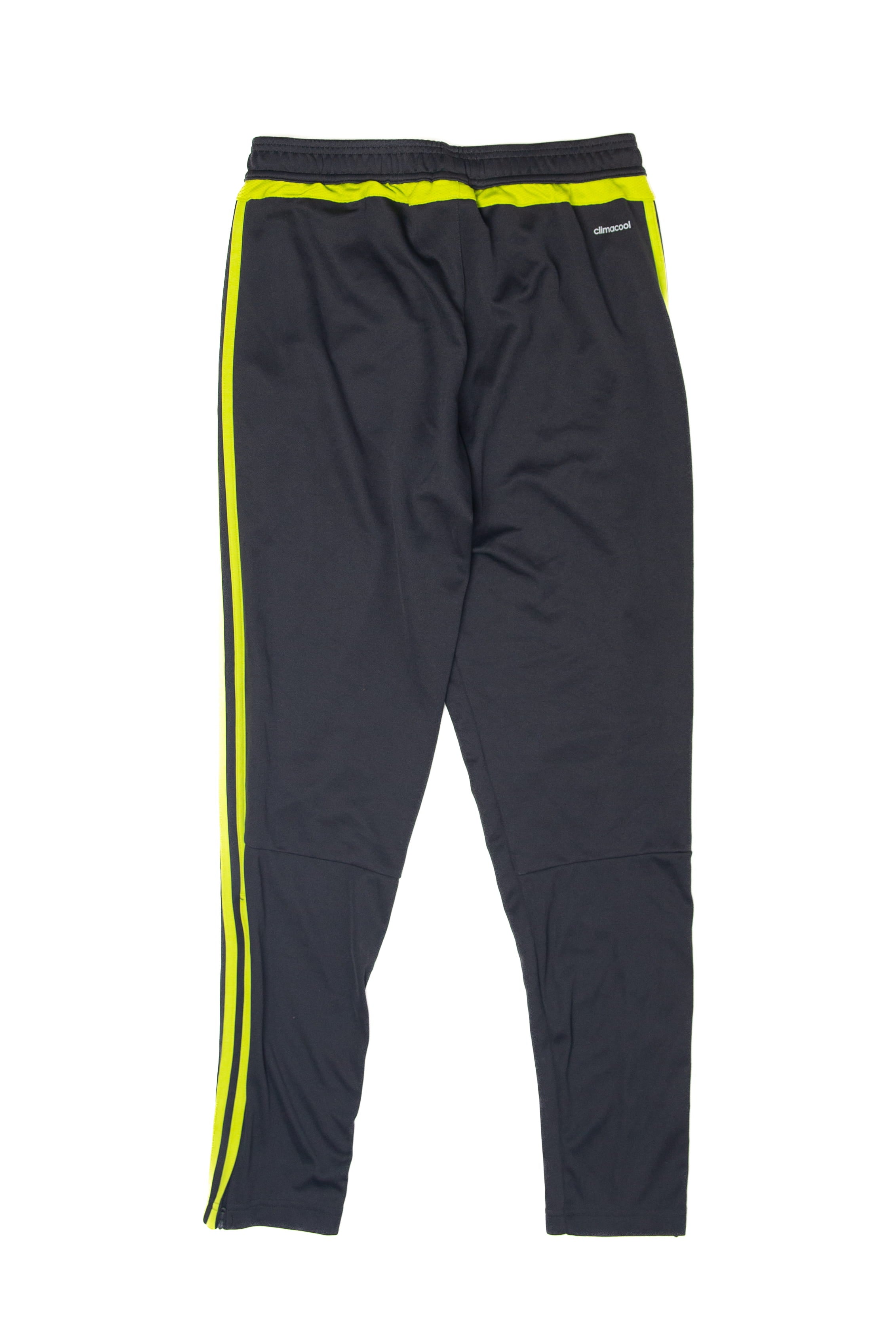 Recycled Yellow Striped Adidas Climacool Track Pants (2010s