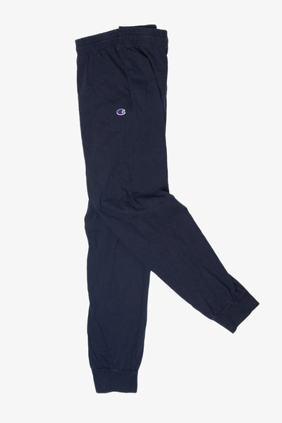 【ballaholic】stretch pants - navy - Recycled Dark Blue Champion Track Pants – Ragstock