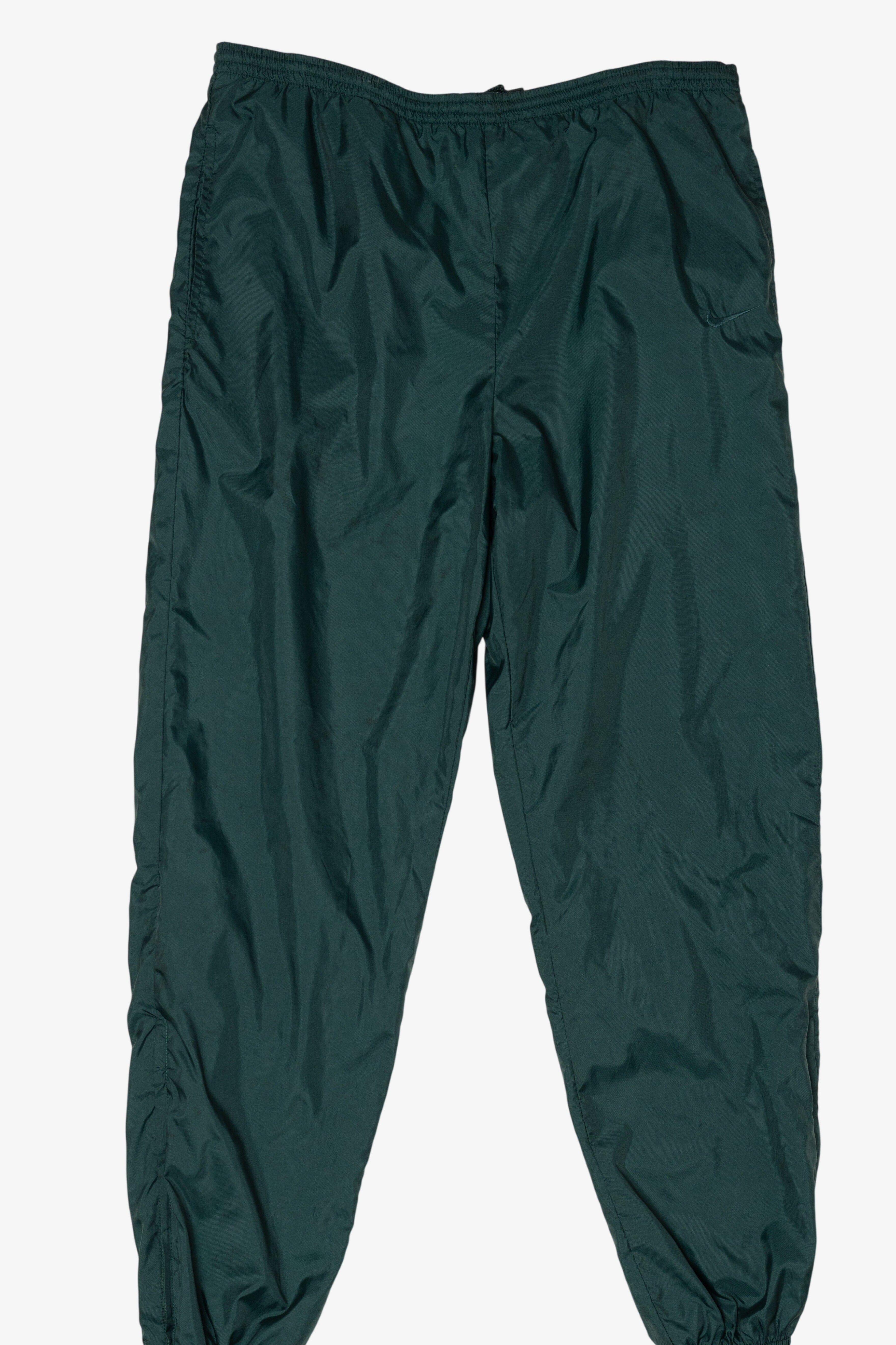 Vintage Dark Green Nike Track Pants (1990s)