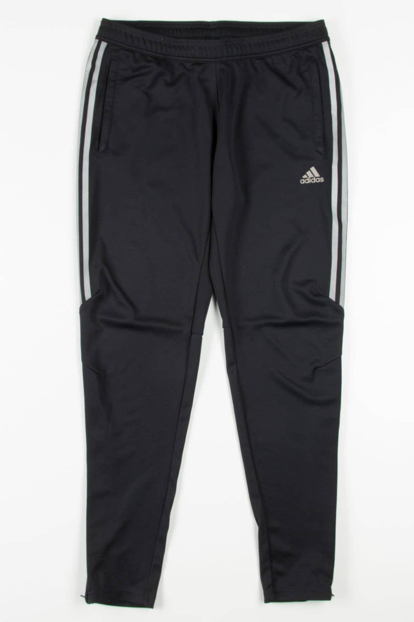 Reflective Stripes Adidas Soccer Track Pants (sz. L)