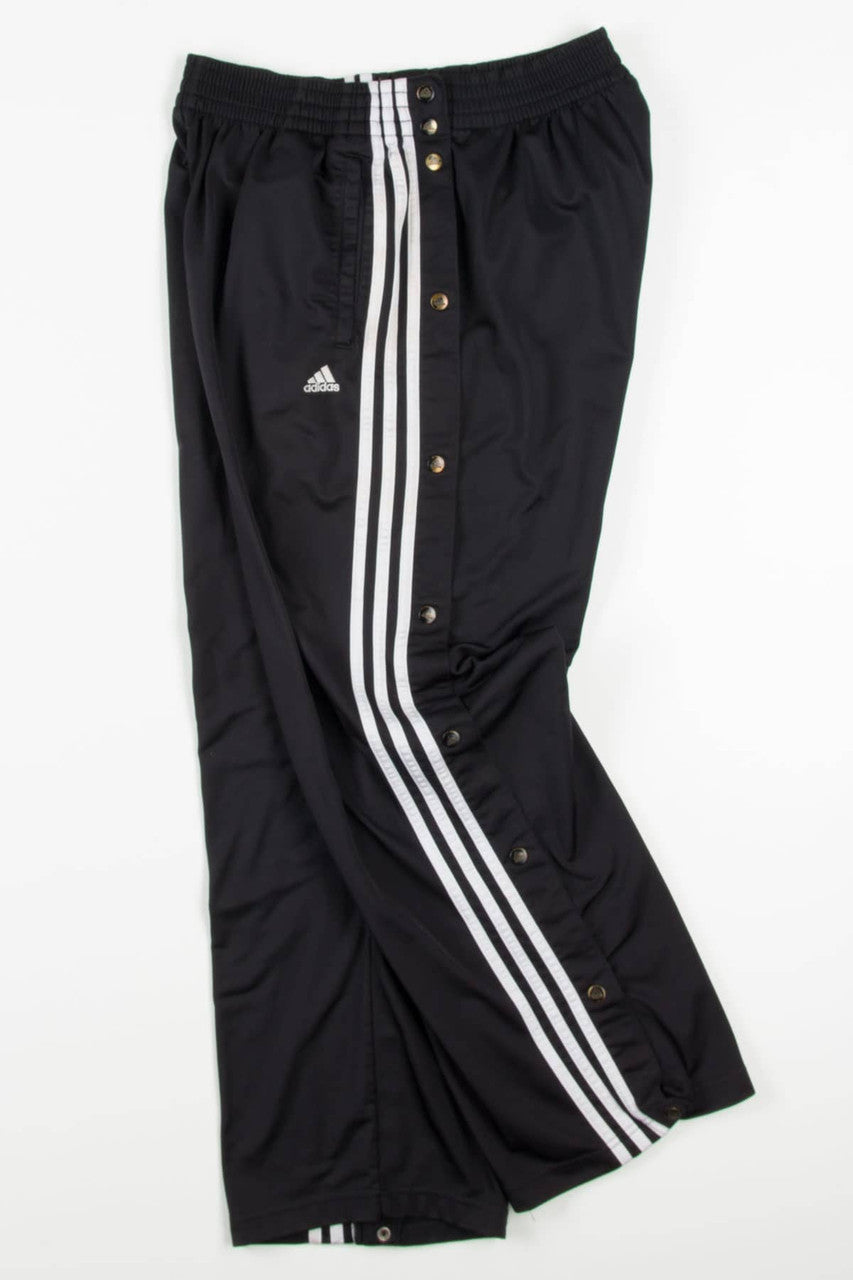 Vintage Adidas Tear-Away 3 Stripes Track Pant (1990s) (sz. M)
