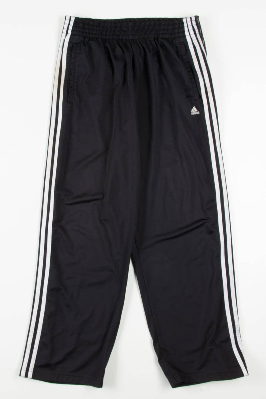 Vintage Adidas Tear-Away 3 Stripes Track Pant (1990s) (sz. M)