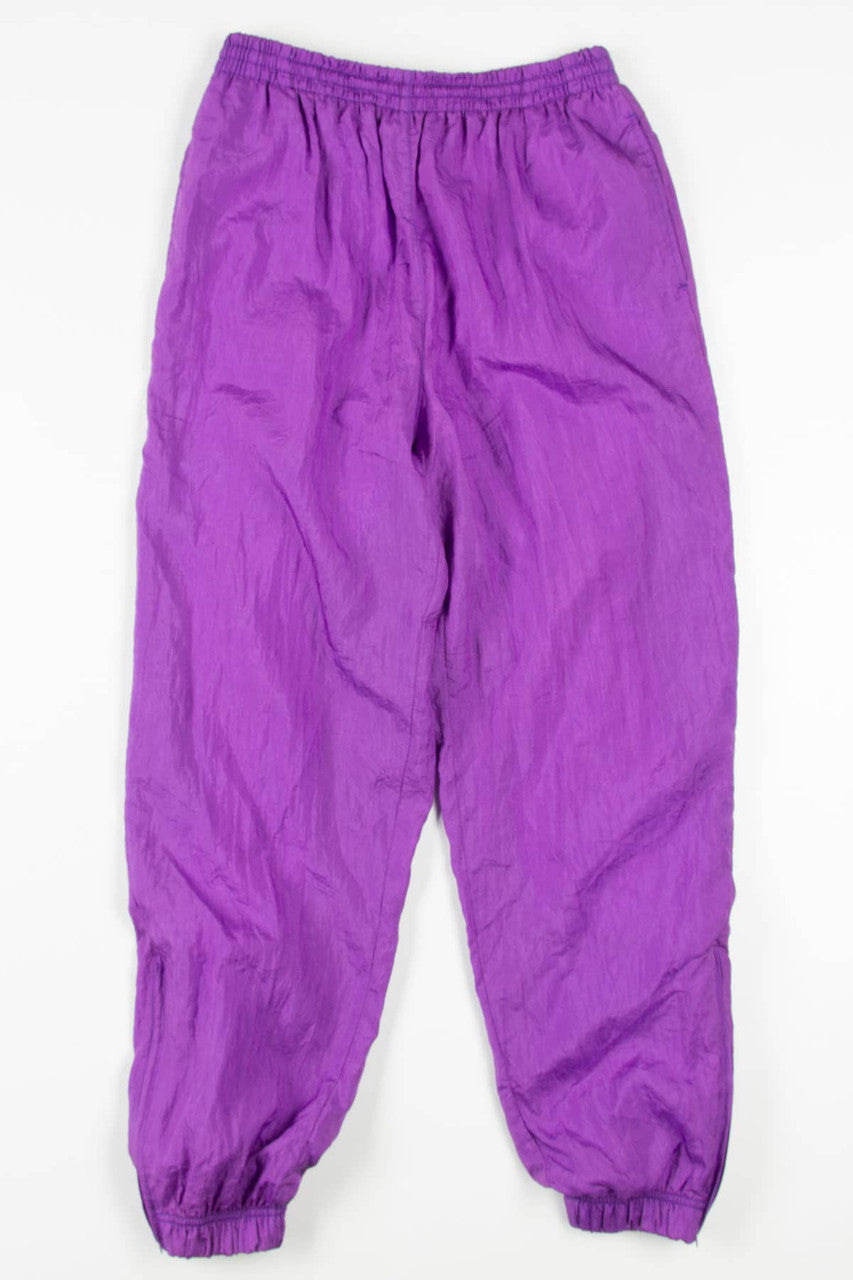 Vintage Purple Windbreaker Pants (sz. M)