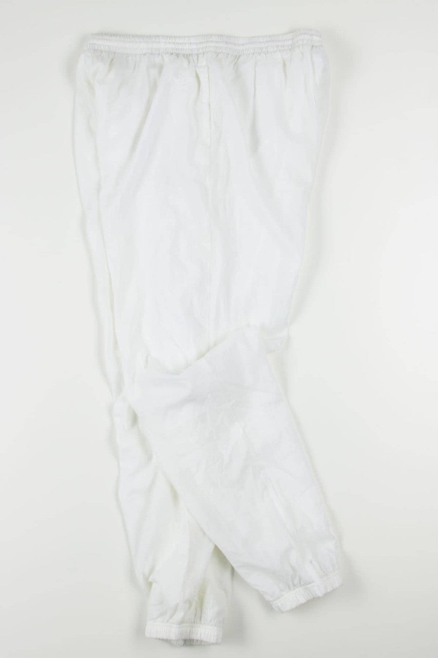 Vintage Adidas White Windbreaker Pants (sz. XXL)