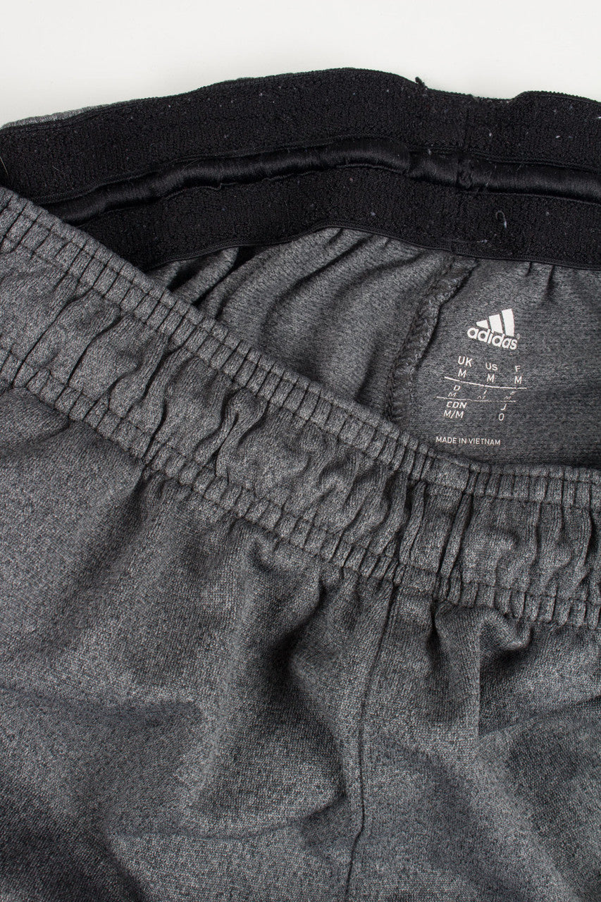 Grey Adidas Striped Joggers (sz. M)