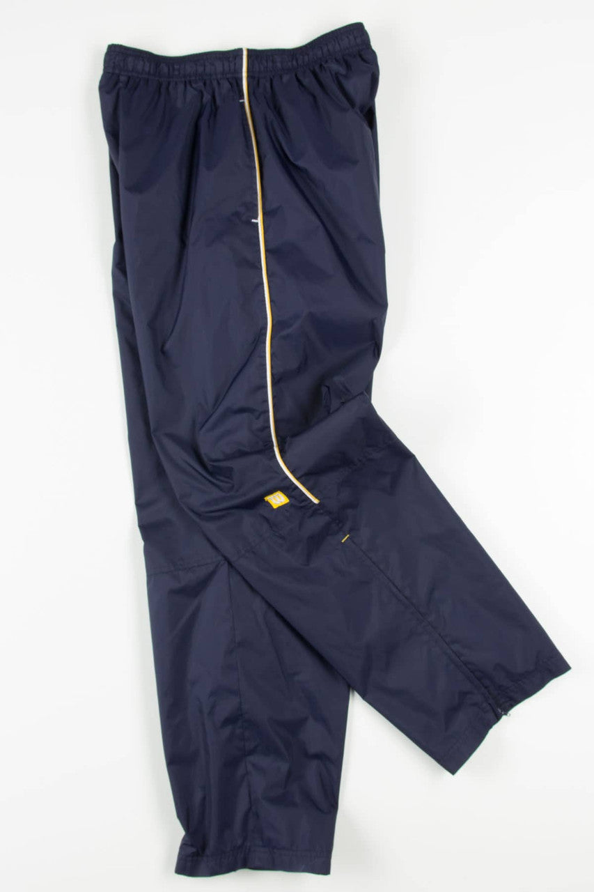 Navy & Gold Wilson Windbreaker Pants (sz. M)