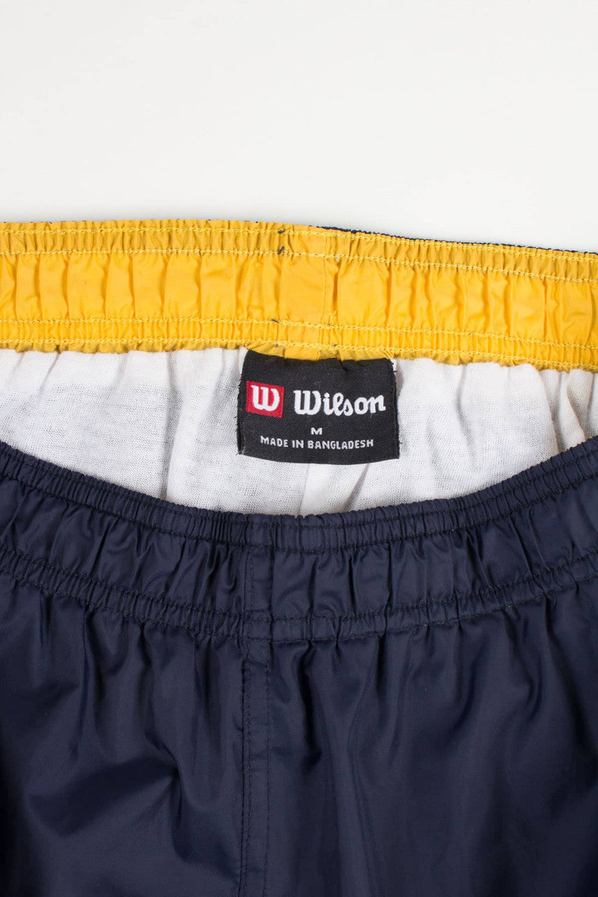 Navy & Gold Wilson Windbreaker Pants (sz. M)
