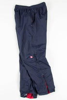 Navy Wilson Expanding Windbreaker Track Pants (sz. M)