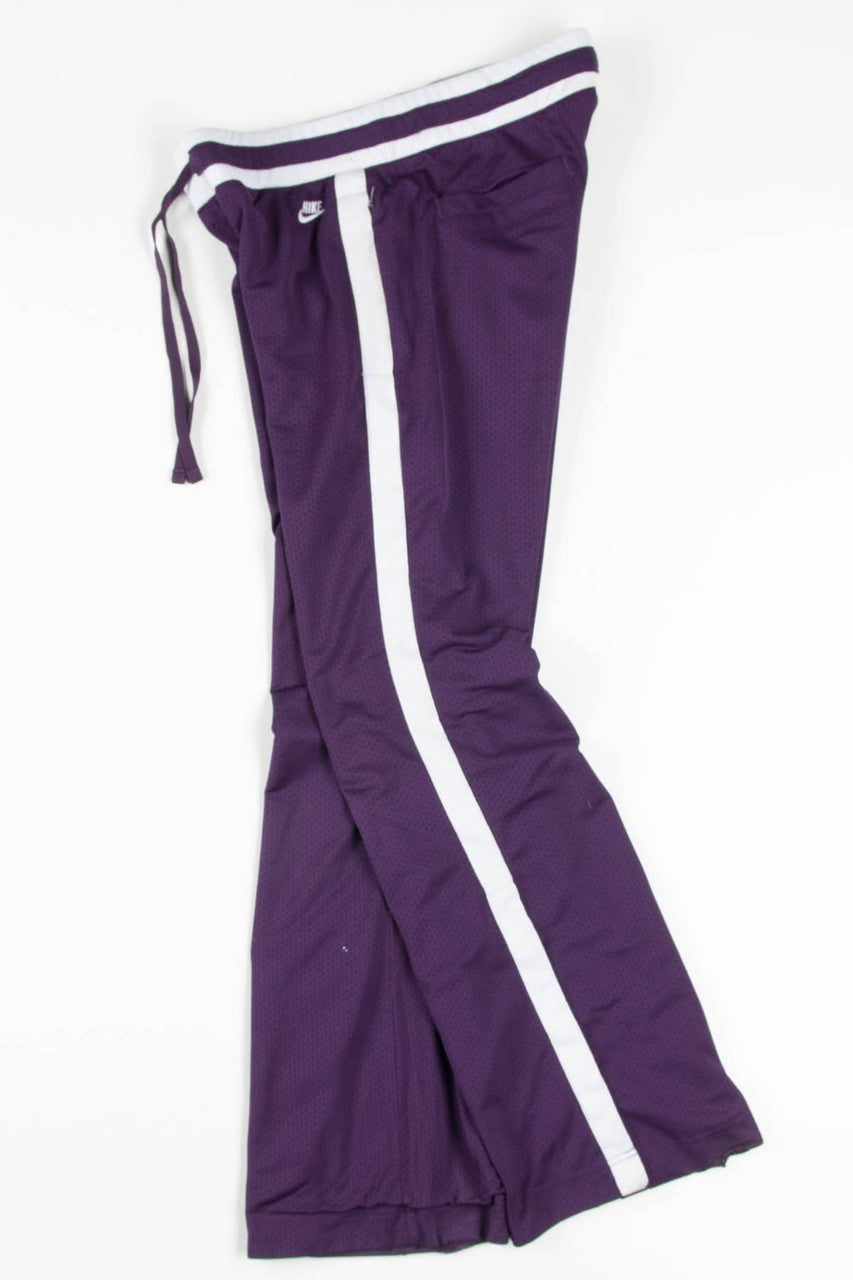 Purple Nike Track Pant (2000s) (sz. M 8-10)