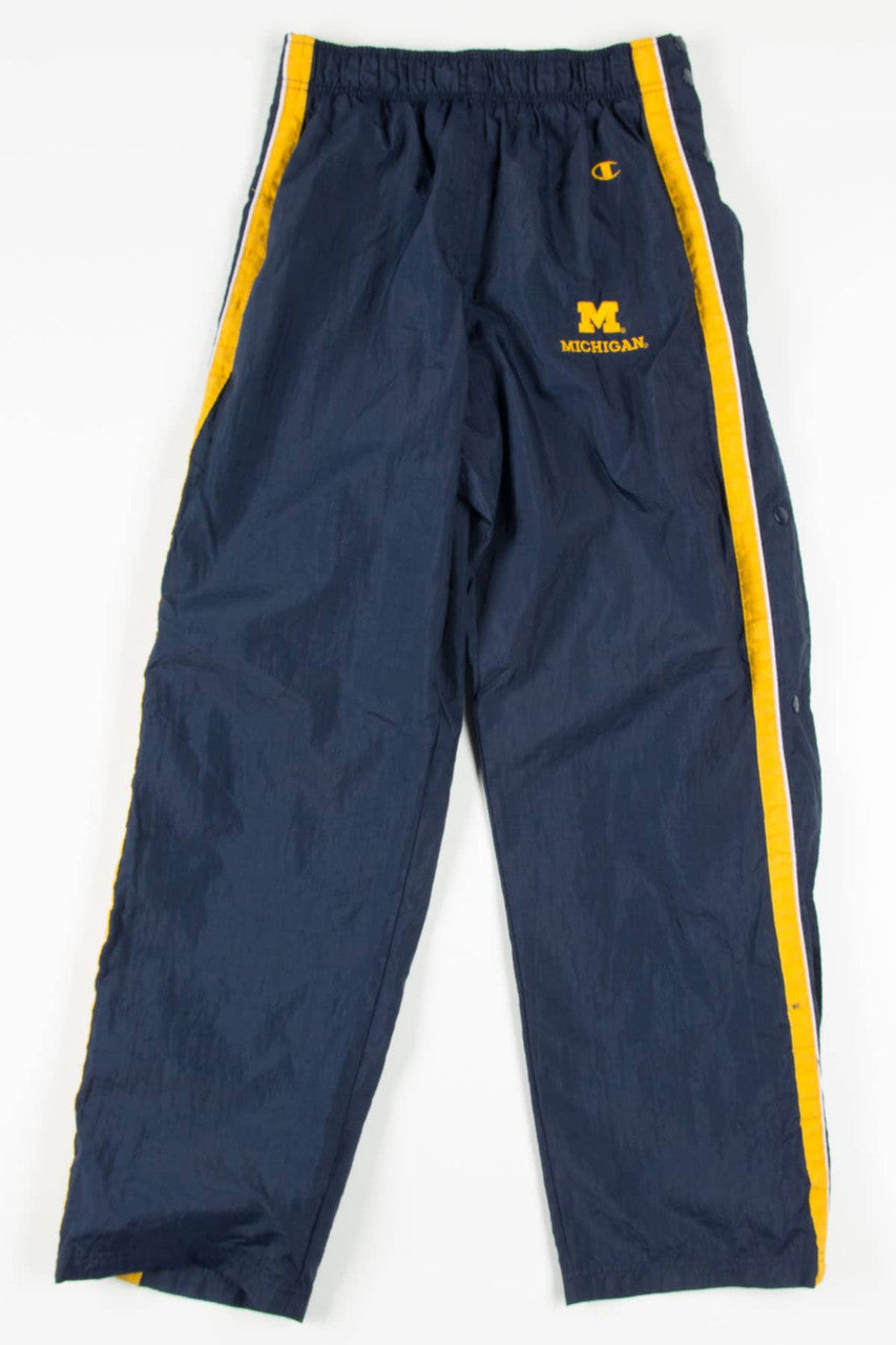 RSM-25270　MICHIGAN PANTS Michigan Wolverines Champion Track Pants (sz. S) – Ragstock