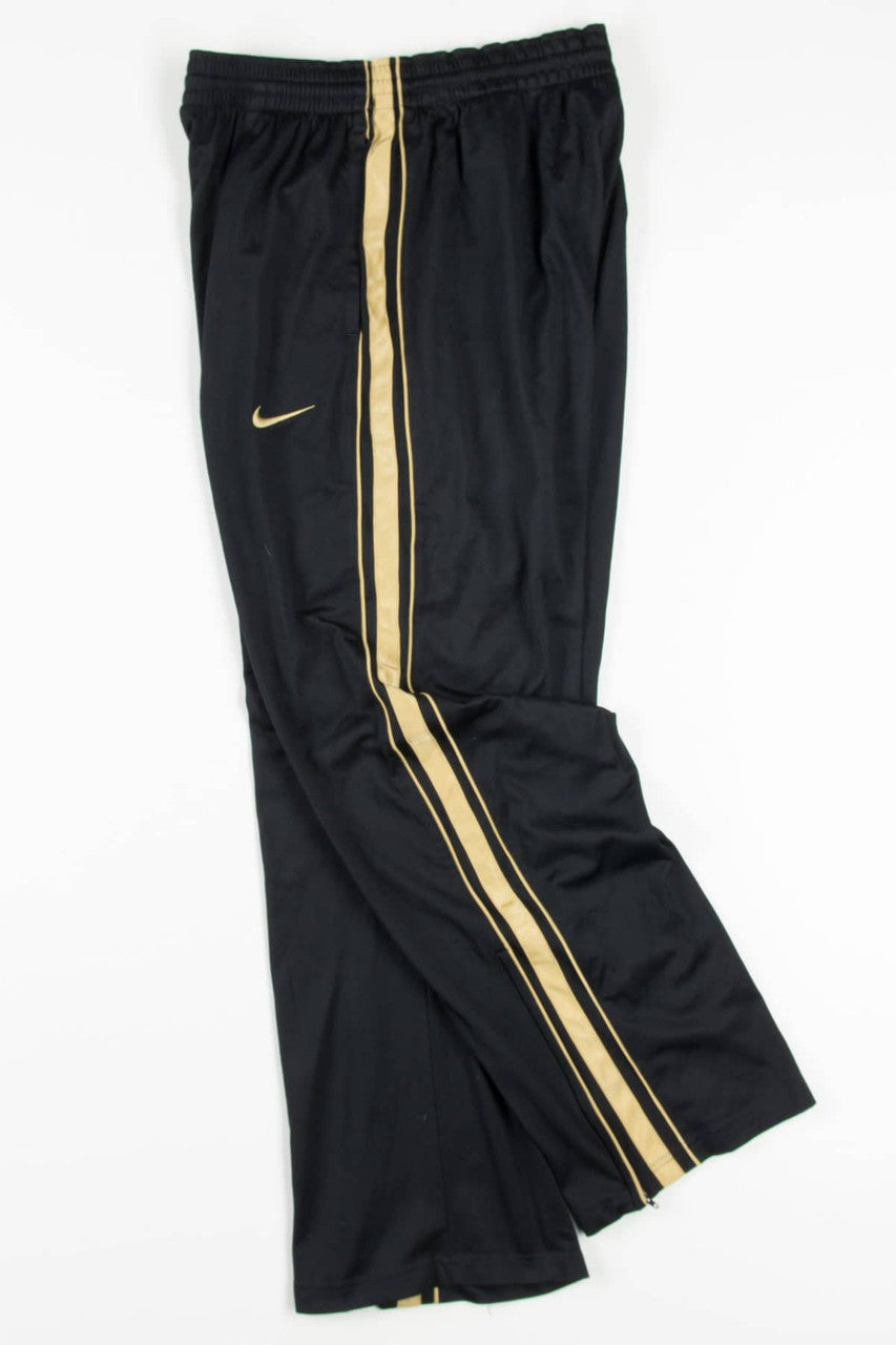 Gold Striped Nike Track Pants (sz. S)