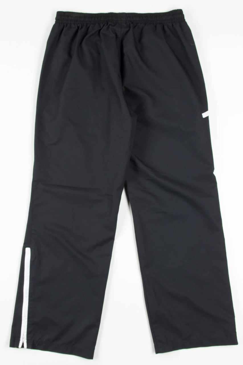 Black Adidas Windbreaker Track Pants (sz. L)