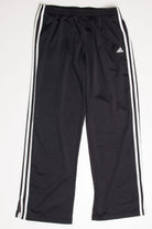 Black 3 Stripes Adidas Track Pant (sz. L)