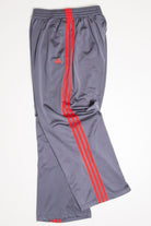Grey 3 Striped Adidas Track Pants (sz. 38")