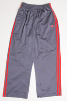 Grey 3 Striped Adidas Track Pants (sz. 38")