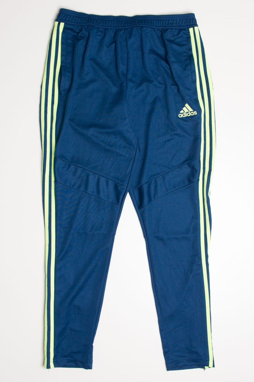 Teal & Lime Adidas Soccer Pants (sz. L)