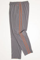 Nike Grey & Orange Striped Track Pants (sz. M)